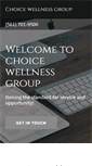 Mobile Screenshot of choicewellnessgroup.com
